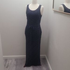 Coldwater Creek Black and Ivory Maxi Dress